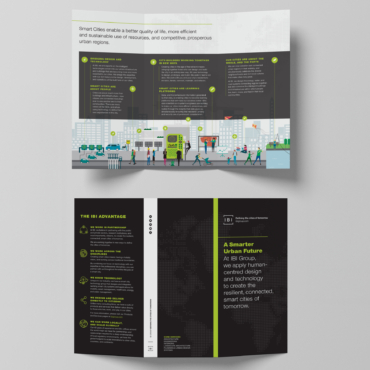 IBI Group tri fold brochure
