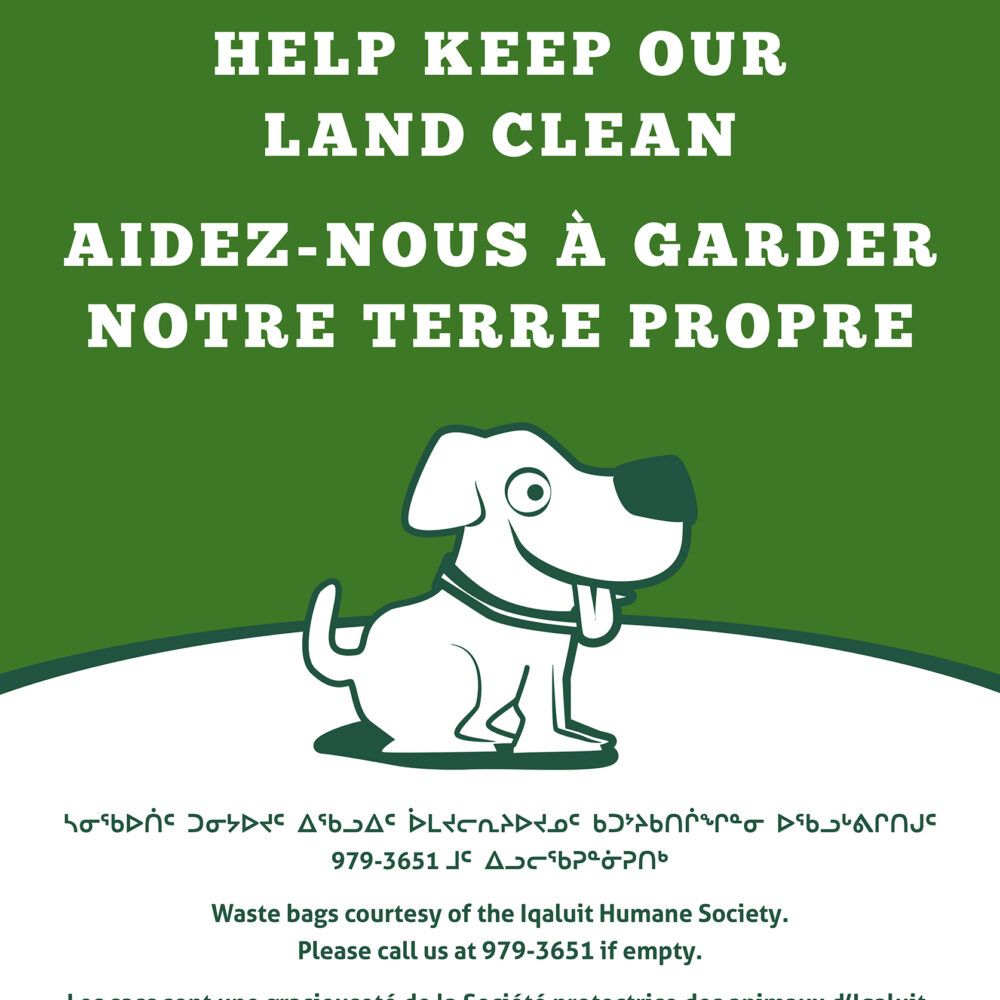 Iqaluit Humane Society poster