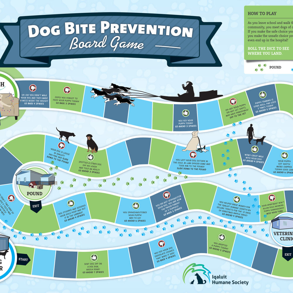 Iqaluit Humane Society half fold flyer