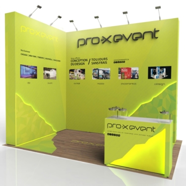 Pro-X Event Momentum 10x10 tradeshow booth