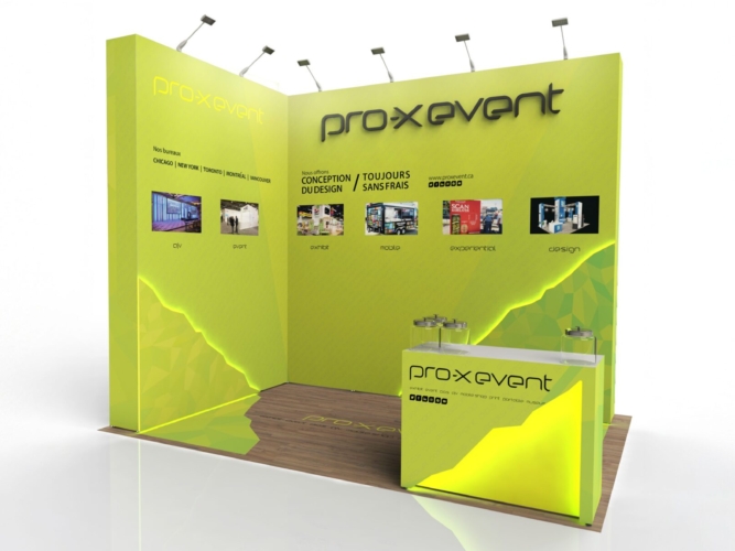 Pro-X Event Momentum 10x10 tradeshow booth