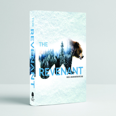 The Revenant hardcover book mock-up with dust jacket